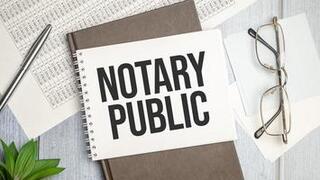 Notary Public Design Element