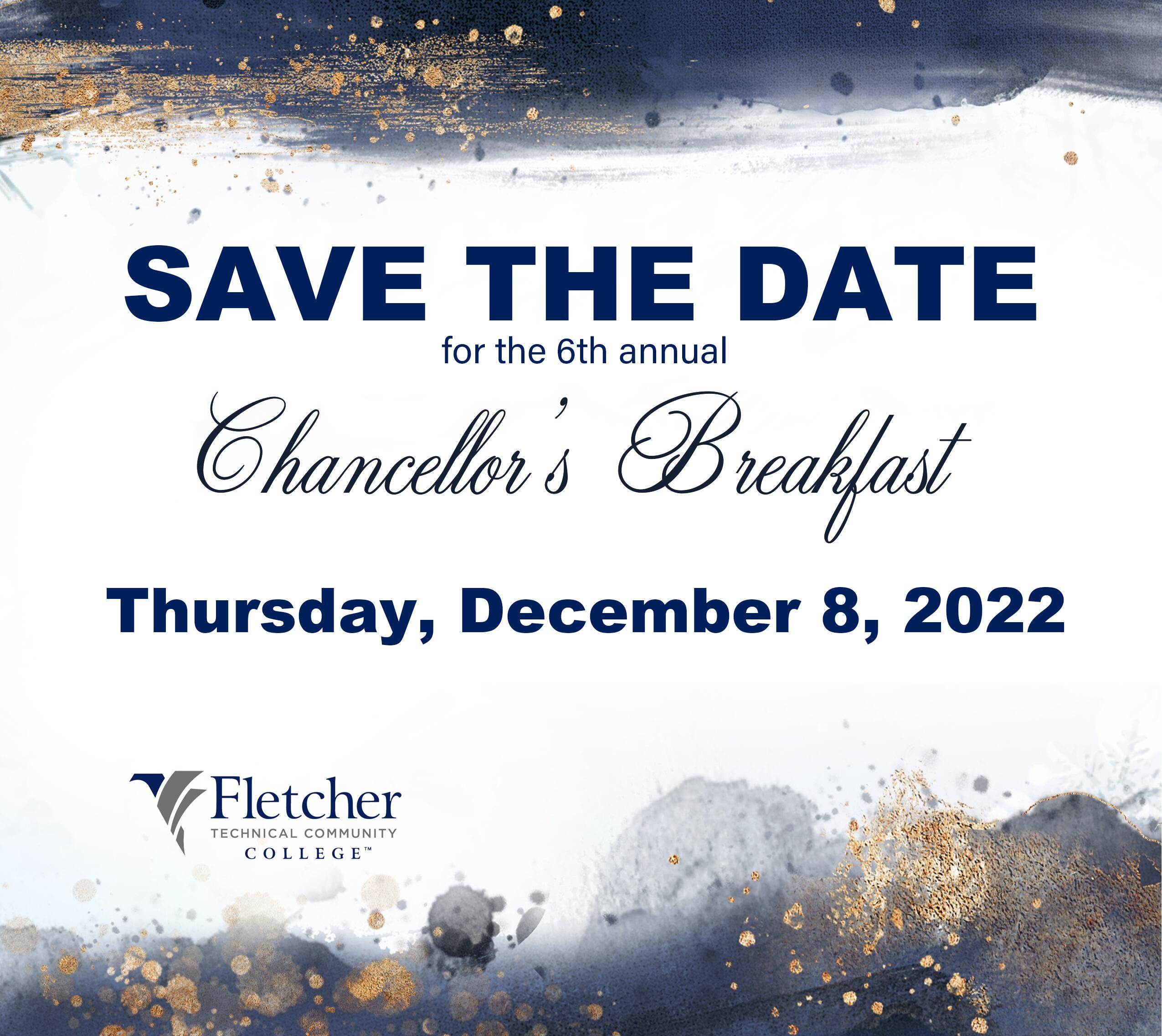 Chancellor's Breakfast Save the Date